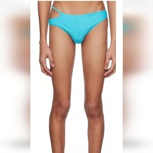 Ssense SEALED! NWT! Marshall Columbia Side Slash Swim Brief in Turquoise. Sz Xs.
